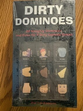 Dirty Dominoes Adult Game - Black Box